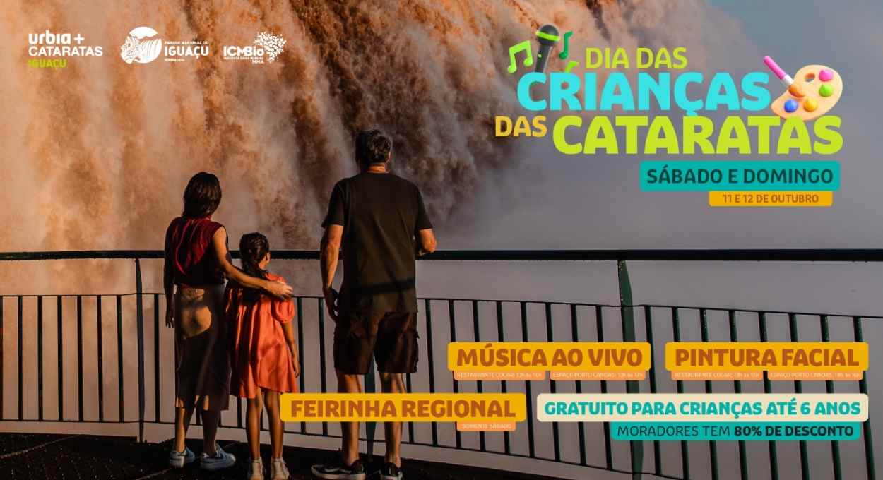 Veja a programação do Parque Nacional do Iguaçu para o Dia das Crianças