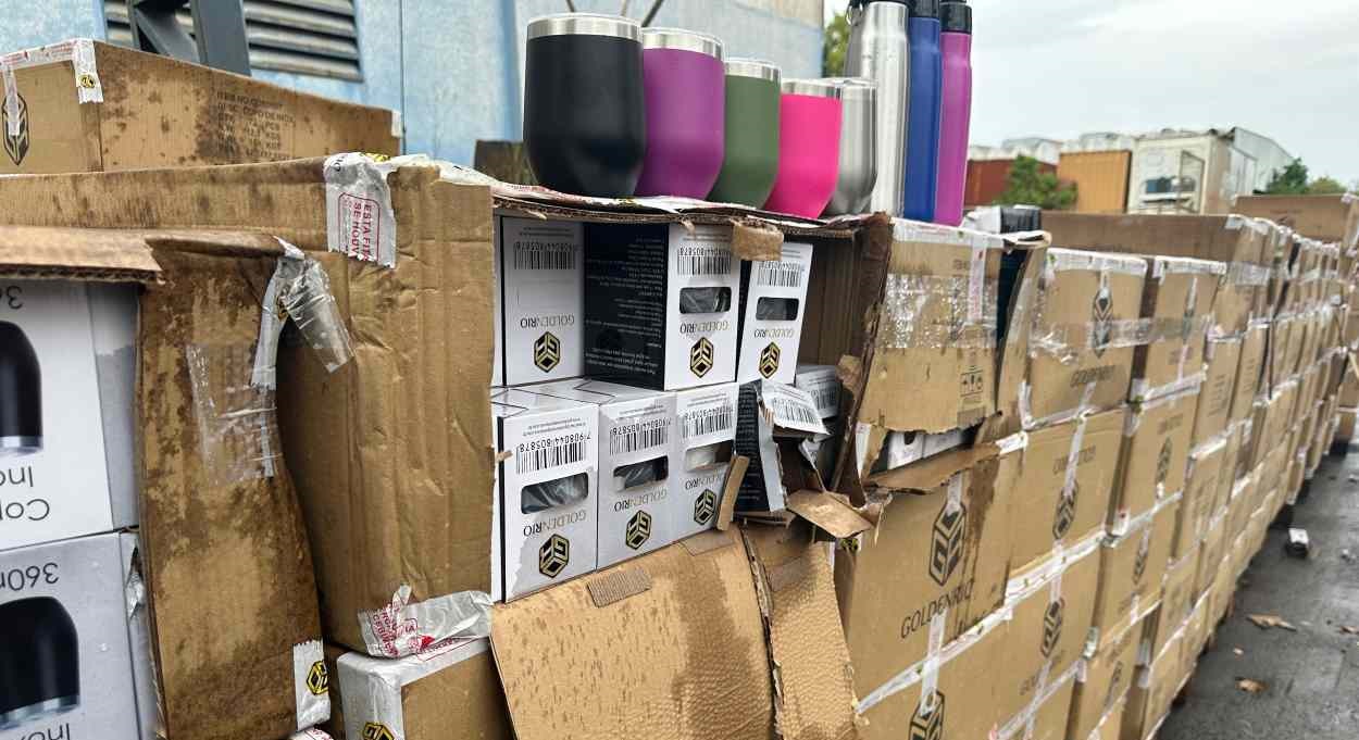 RF destrói 289 mil copos e garrafas térmicas com metais pesados acima do permitido