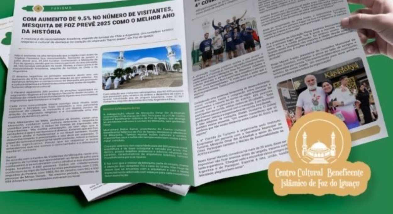 Mesquita de Foz do Iguaçu lança novo jornal e amplia presença digital