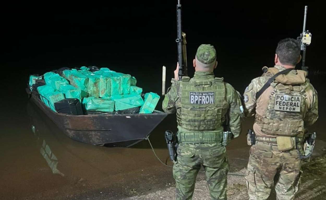 Operação confisca 50 mil maços de cigarro do Paraguai na fronteira