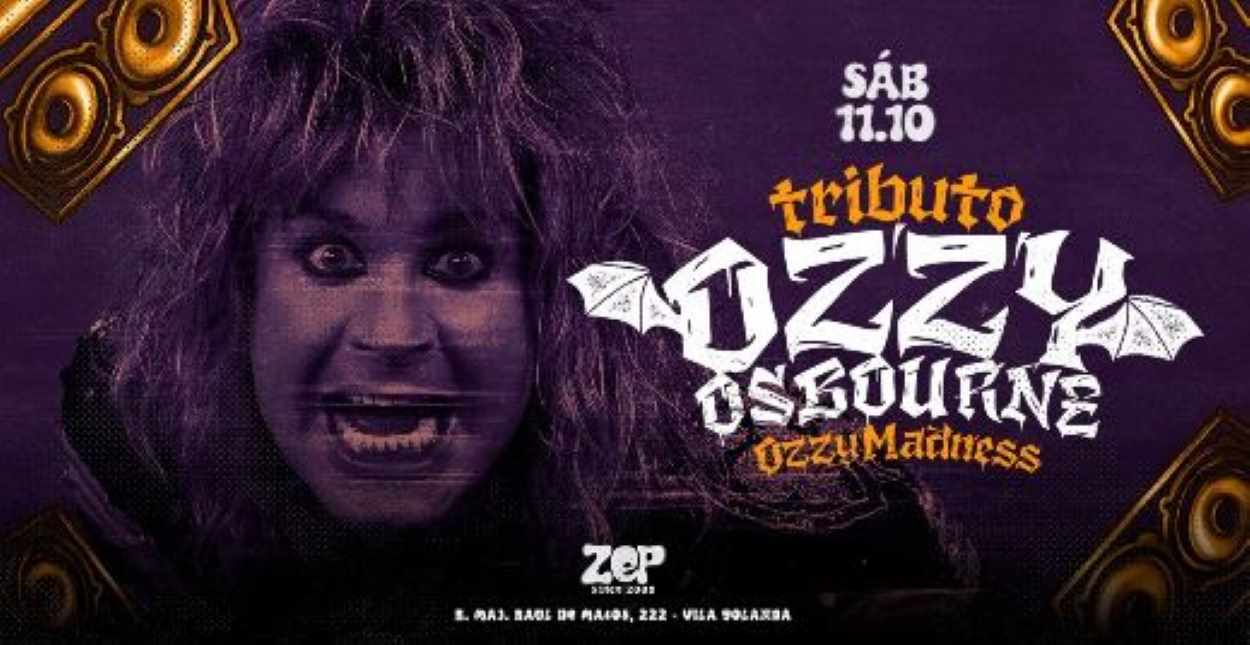 Foz do Iguaçu terá tributo a Ozzy Osbourne neste sábado