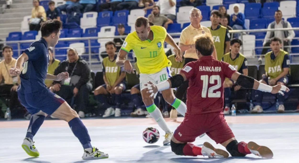 Seleção brasileira de futsal masculino fará amistoso em Foz do Iguaçu