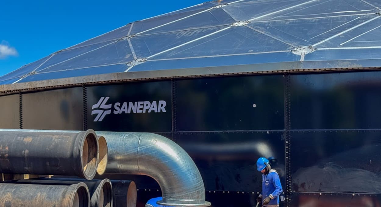 Sanepar constrói reservatório na Região Norte de Foz do Iguaçu