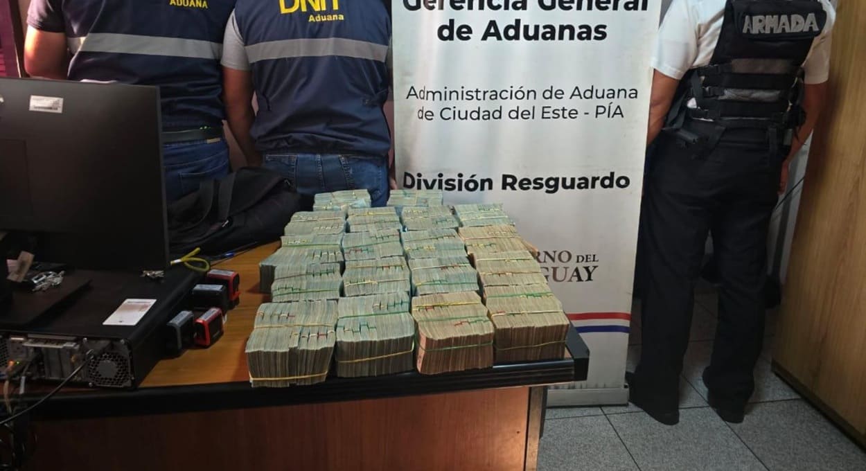 Paraguai apreende R$ 1,6 milhão em dinheiro na Ponte da Amizade