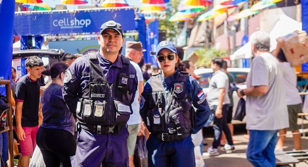 Policiamento teve reforço para a Black Friday no Paraguai.