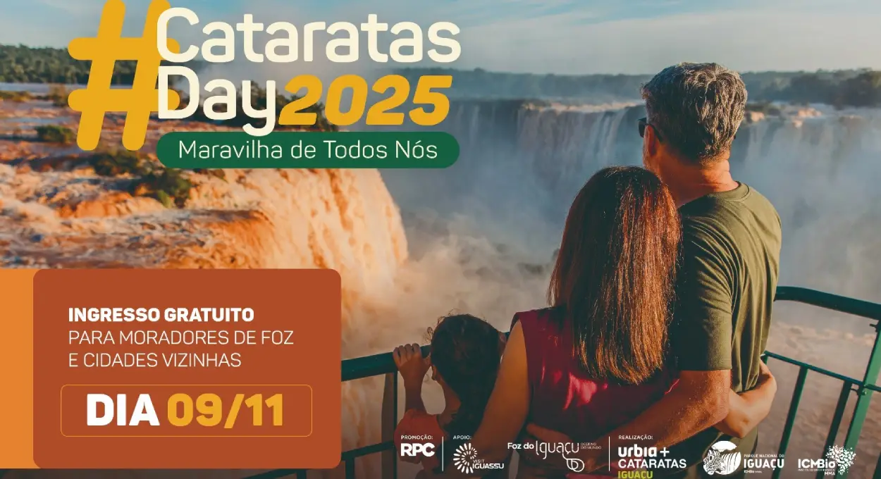 Cataratas Day: saiba tudo sobre a programação deste domingo (9)