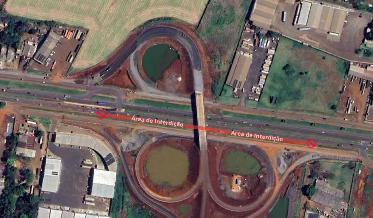 BR-277 em Foz do Iguaçu terá interdição parcial a partir desta quinta-feira