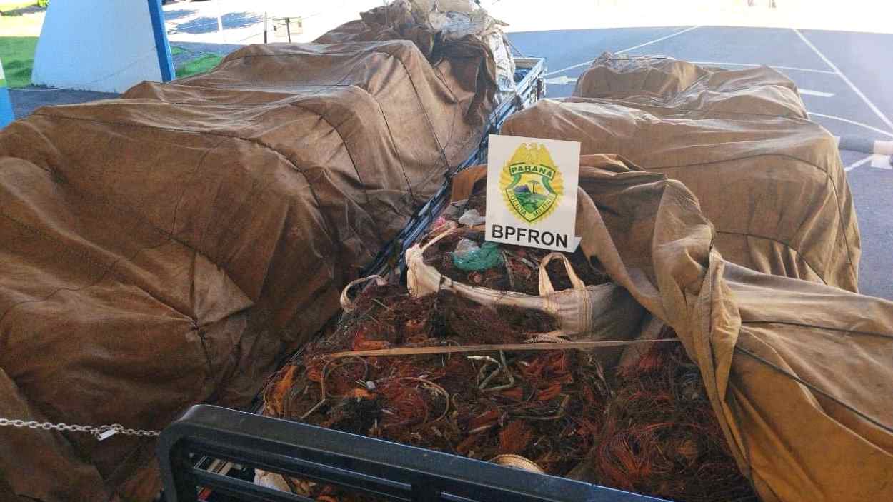 Operação policial recolhe carga ilegal de cobre pesando 30 toneladas