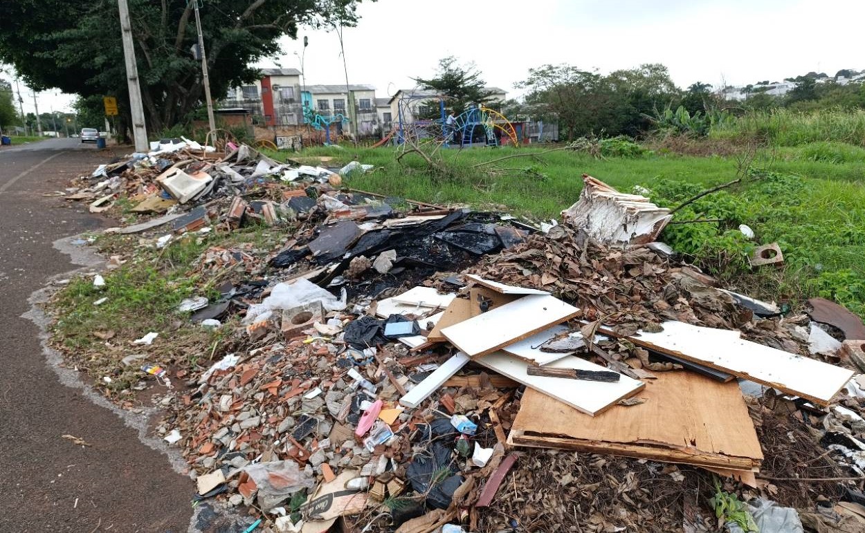 Resíduos de árvores e da construção civil são os que têm mais descarte irregular em Foz