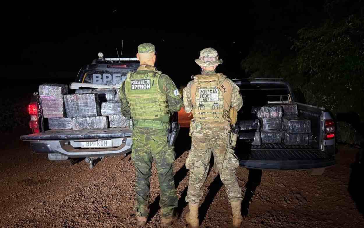 Polícia intercepta quase 1 tonelada de droga na fronteira e prende suspeito