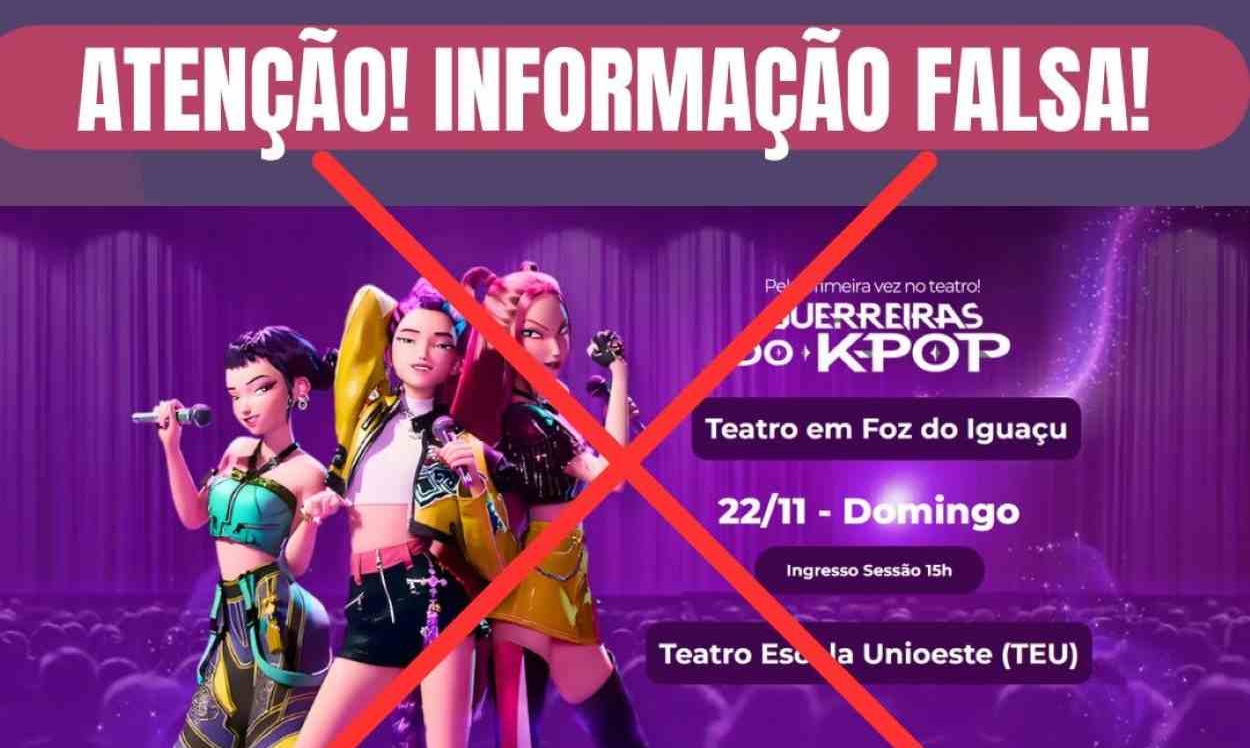 Unioeste desmente informação sobre show da banda Guerreira do K-Pop