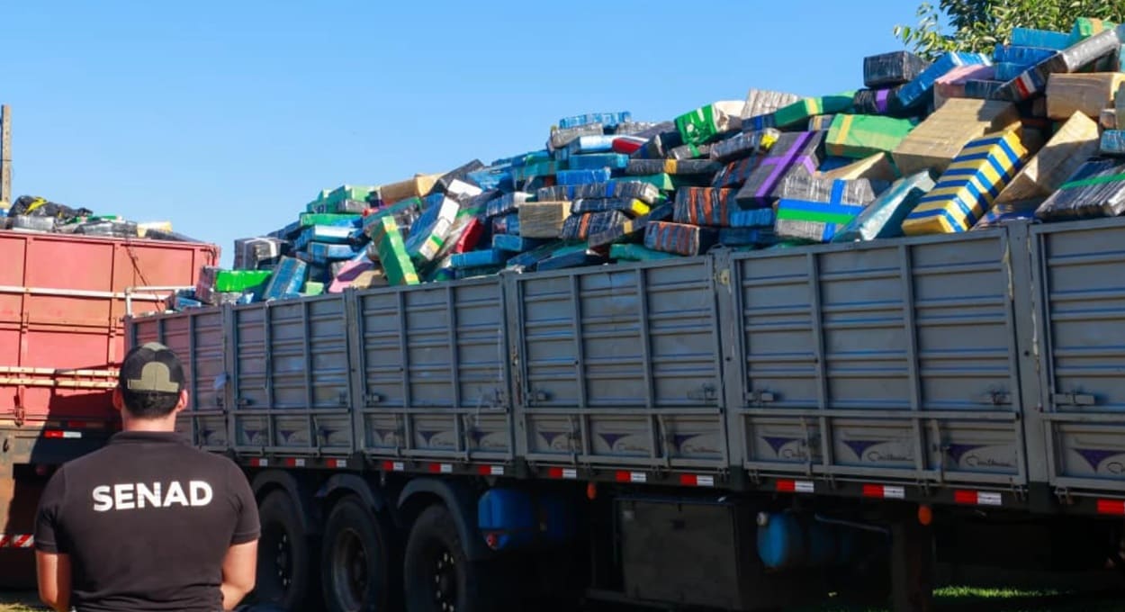 Autoridades confirmam apreensão recorde de maconha no Paraguai