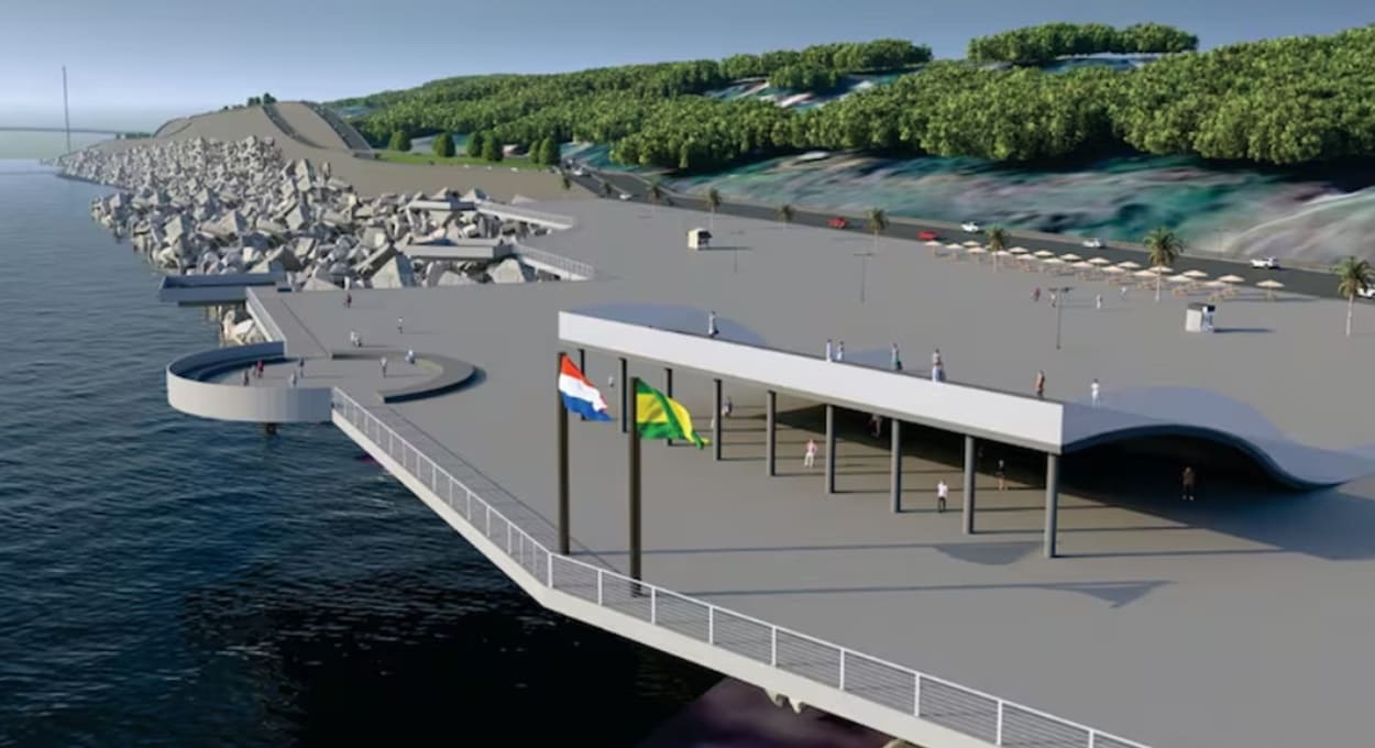 Rio Paraná: Paraguai apresenta projeto de “Avenida Beira-Rio”