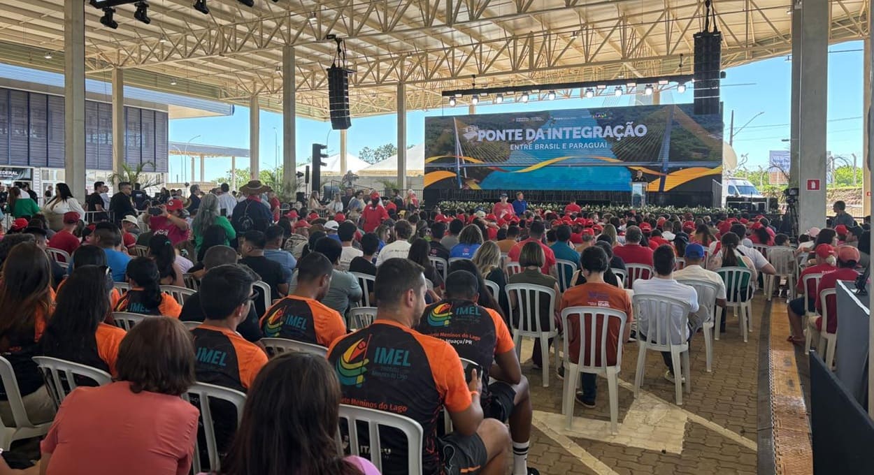 Assista como foi a inauguração da Ponte da Integração em Foz do Iguaçu