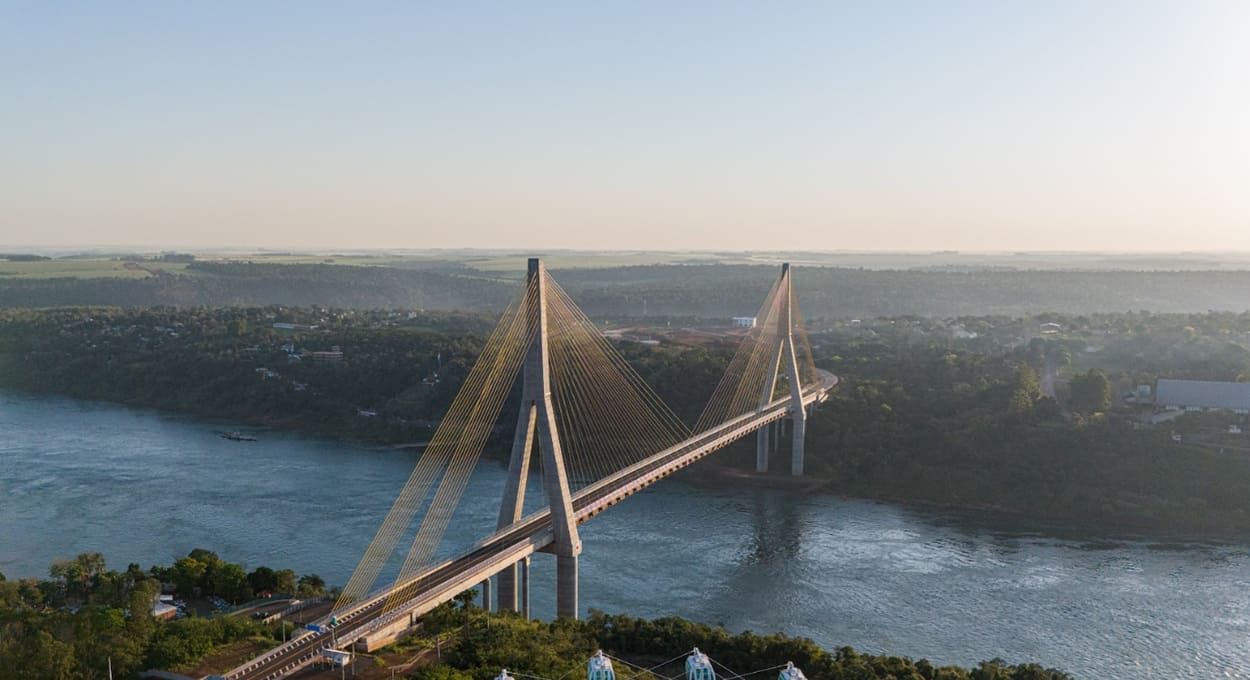 Confira a rota autorizada para os caminhões na Ponte da Integração