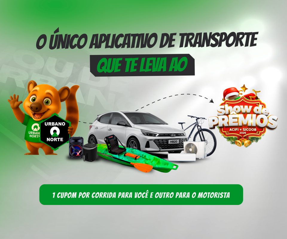 Urbano Norte transforma corridas em chances reais de ganhar um carro 0 km