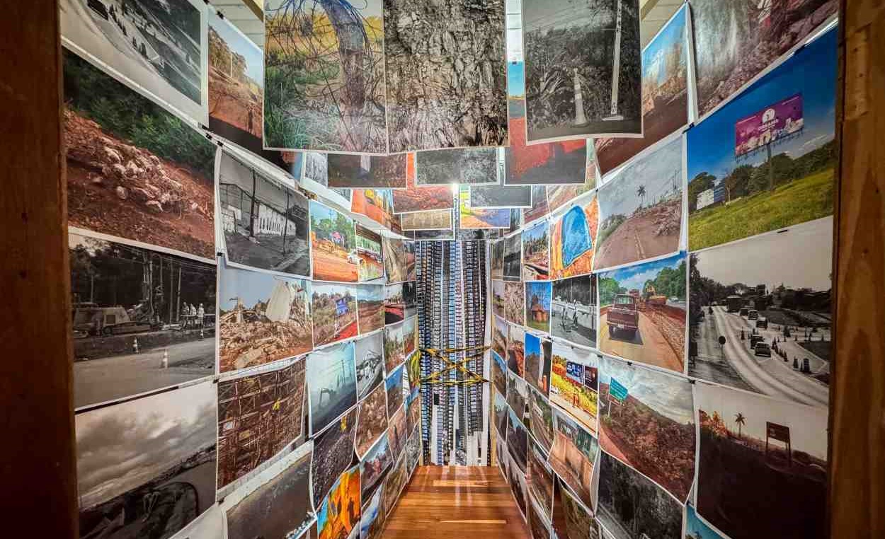 Ruído de motosserras e nascentes soterradas: exposição revela impacto de obras em Foz