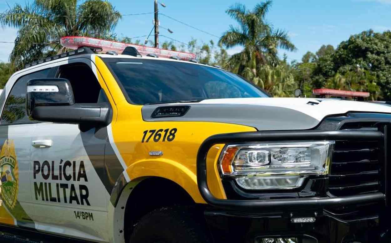 Polícia flagra e prende assaltante no momento de ataque a mulher na Felipe Wandscheer