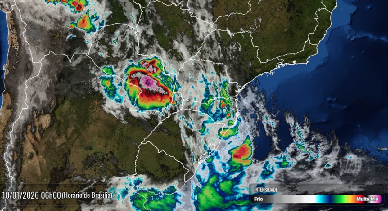 Foz do Iguaçu tem alerta laranja de temporal para o fim de semana