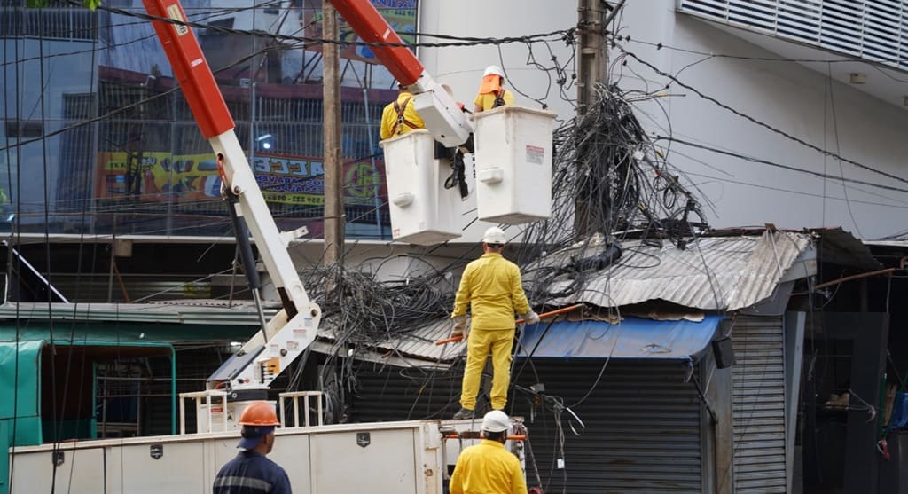 Remoção contribui para a melhoria do ambiente urbano em Ciudad del Este.