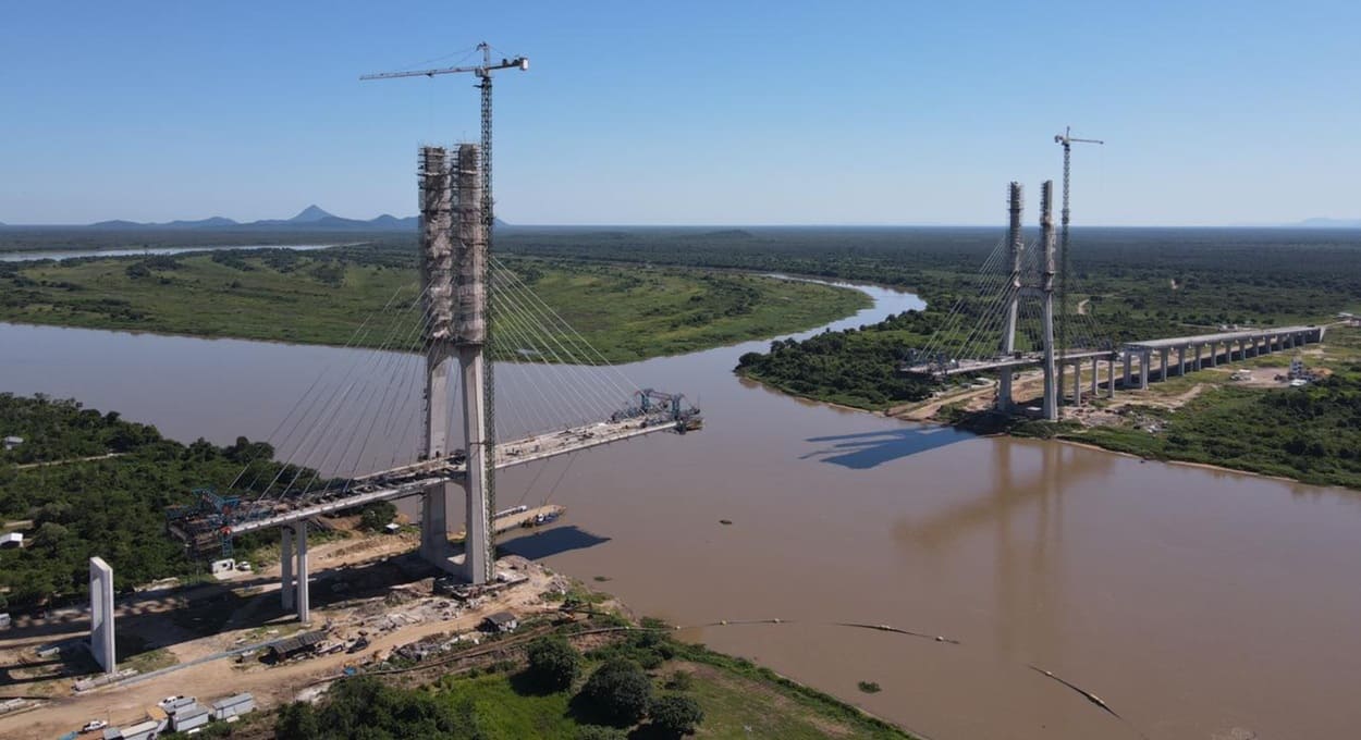 Obras da Ponte da Bioceânica podem terminar em setembro