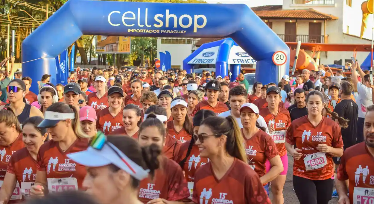Inscrições abertas para a 14.ª Corrida e Caminhada da Mulher em Foz do Iguaçu