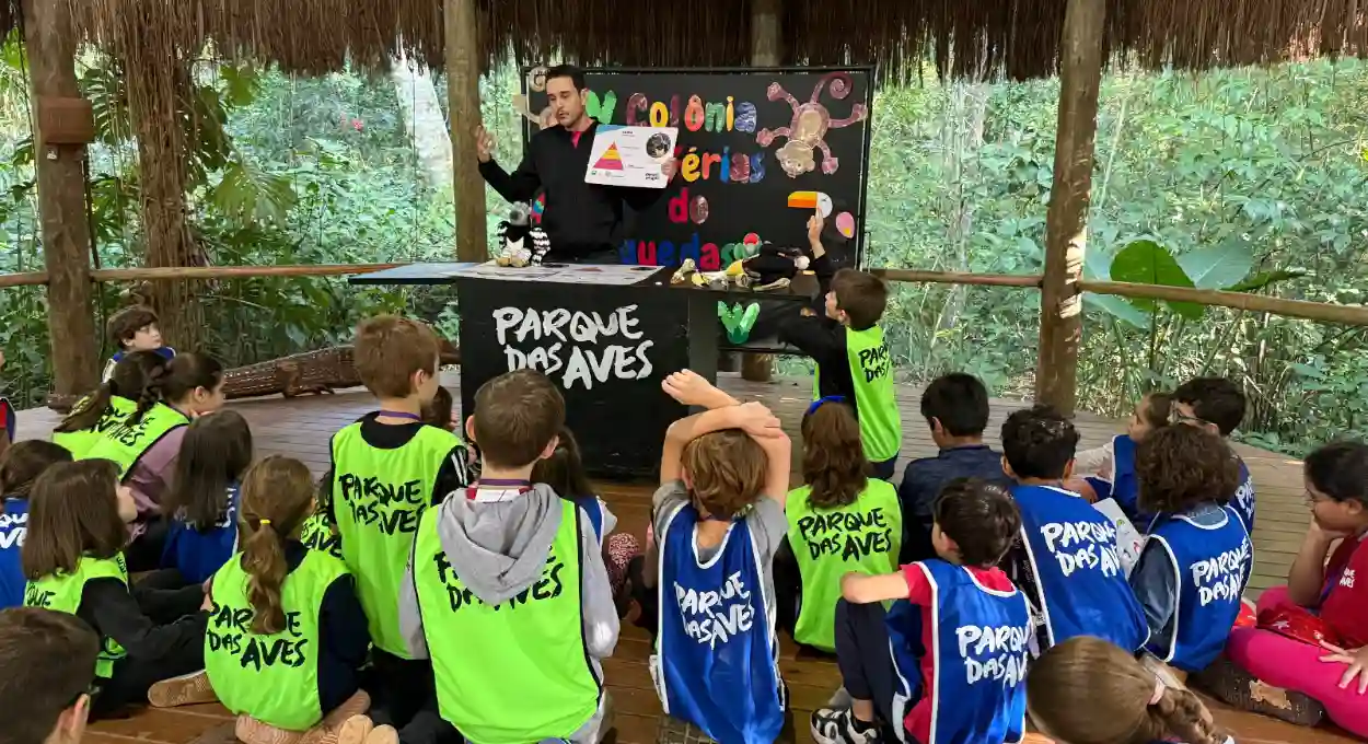 Parque das Aves ainda tem vagas disponíveis para a Colônia de Férias