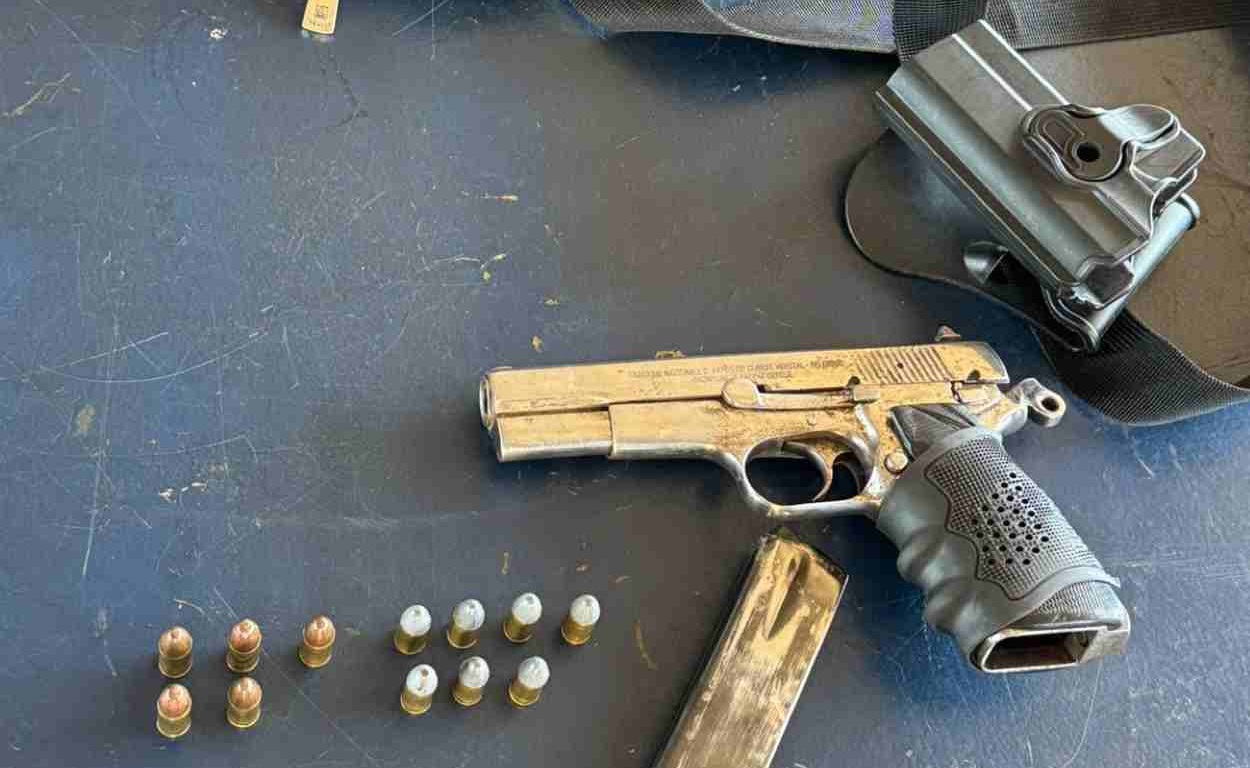 Paraguaio é preso quando tentava cruzar a fronteira com pistola