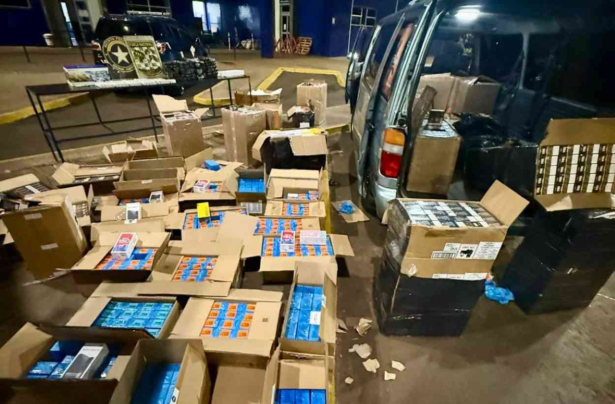 Contrabando de R$ 1,5 milhão é flagrado na Ponte da Amizade nesta madrugada