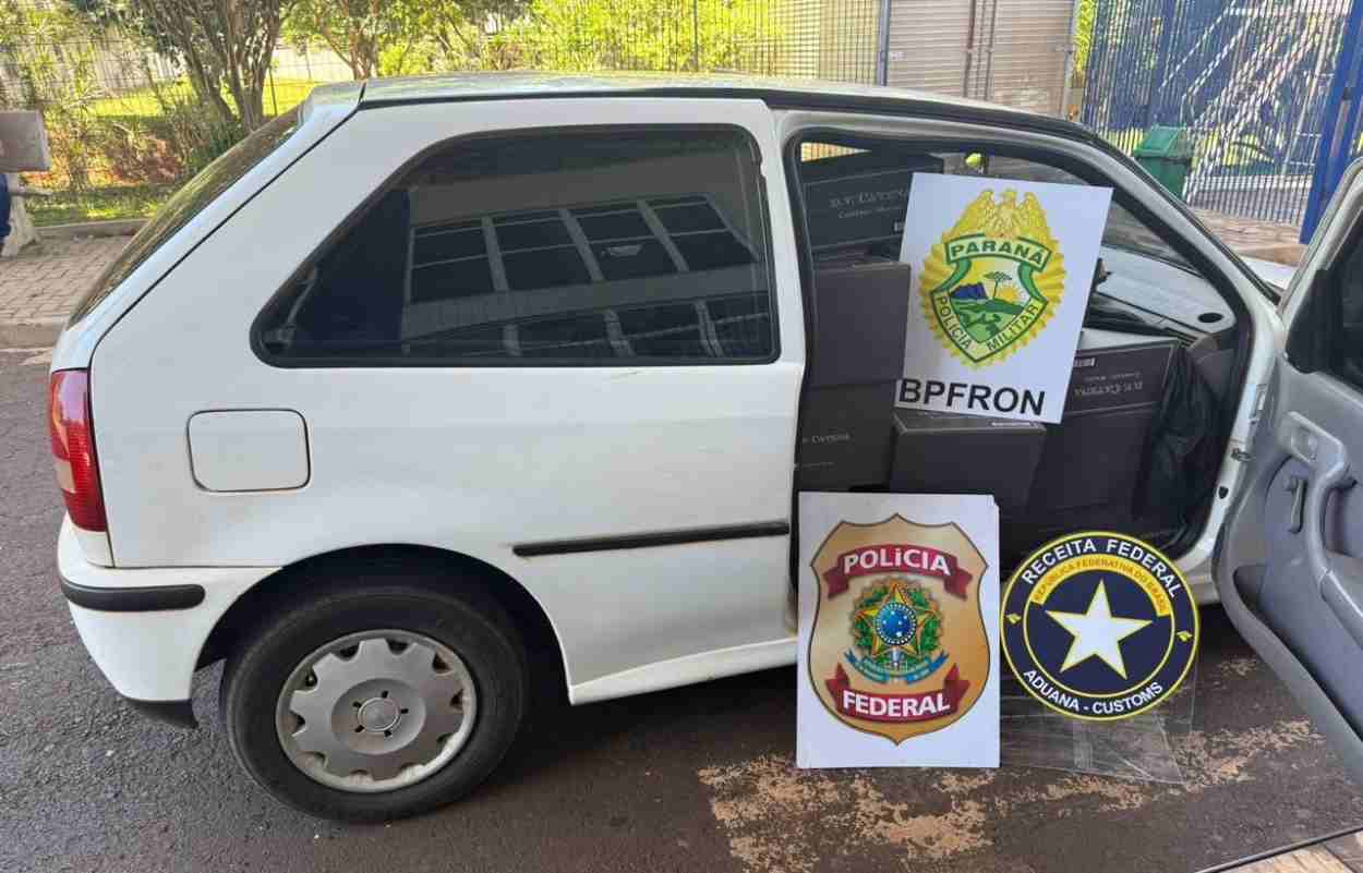 ‘Golzinho’ é interceptado com 600 garrafas de vinho importado ao sair da Argentina