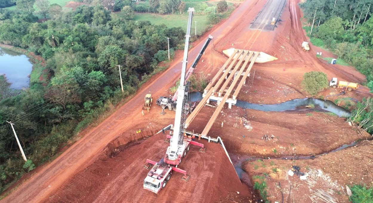 Saiba como estão as obras na estrada de Puerto Indio no Paraguai