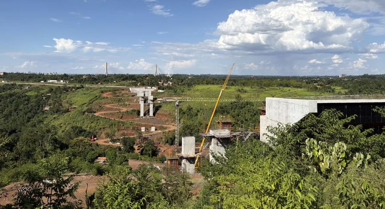 Ponte da Integração: saiba como estão as obras de acesso no Paraguai