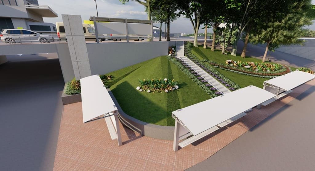 Quadras próximas à Ponte da Amizade passarão por melhorias em Ciudad del Este. 