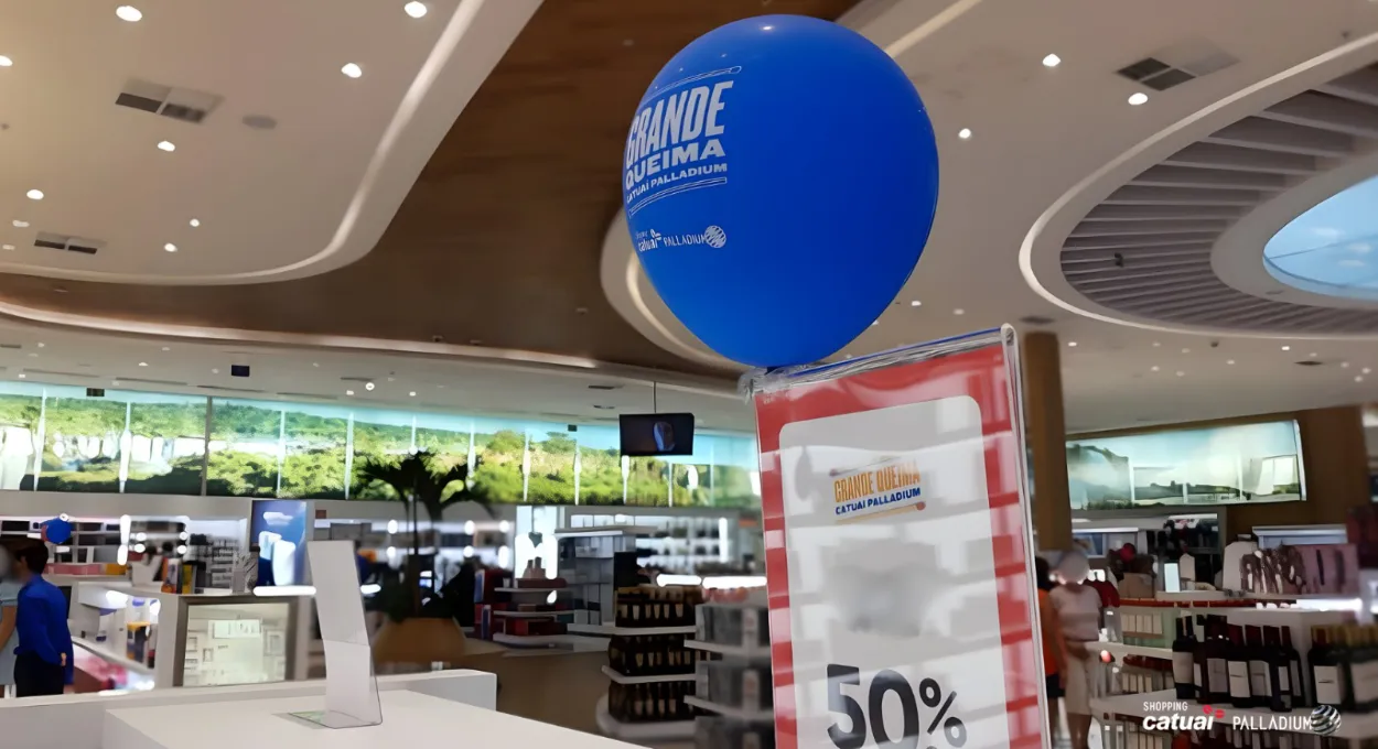 Com até 70% off, começa nesta quinta a Grande Queima de Verão Catuaí Palladium