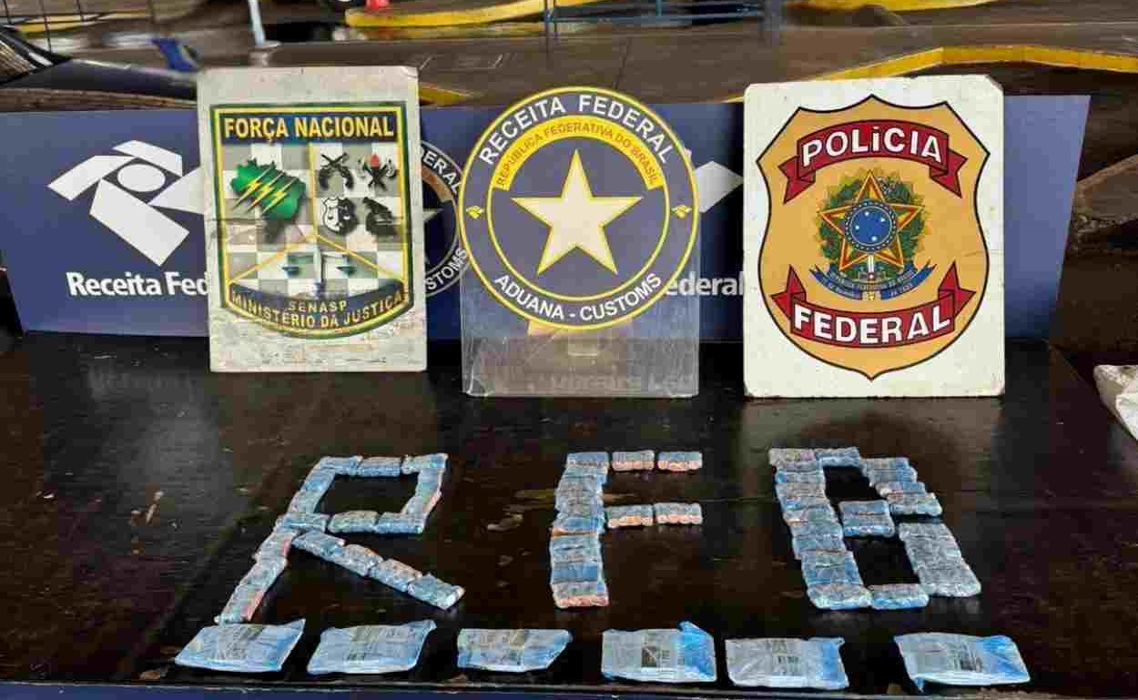 Homem levava 216 ampolas emagrecedoras escondidas no corpo