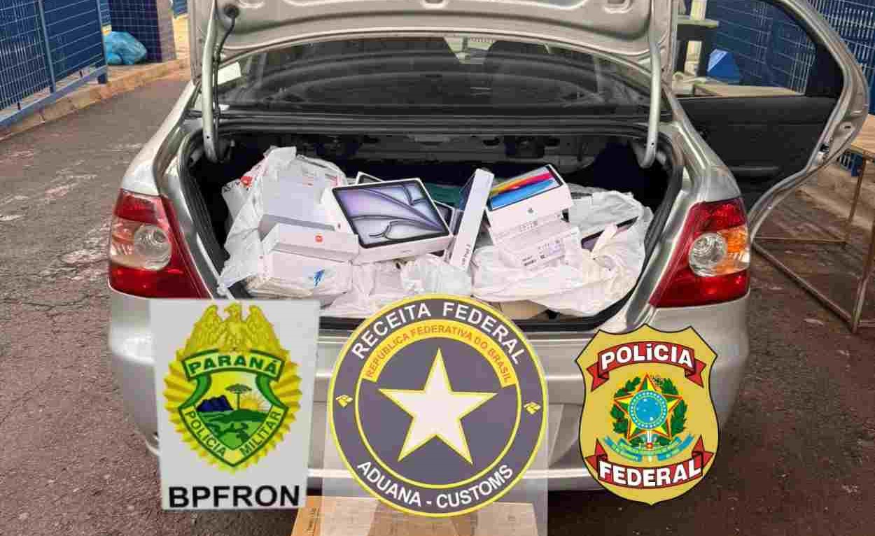 Polícia apreende R$ 150 mil em produtos sem o pagamento de impostos em Foz