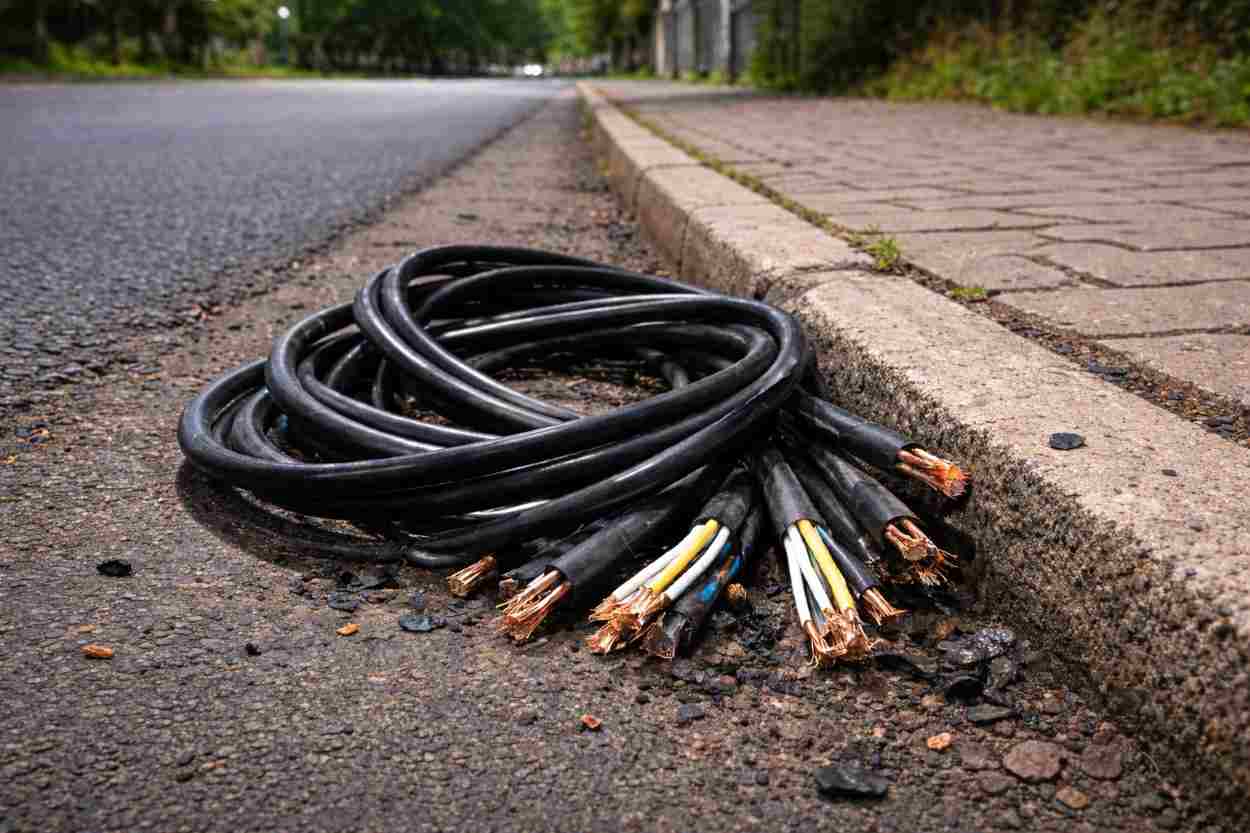 Vândalos deixam Avenida Safira às escuras no Porto Meira