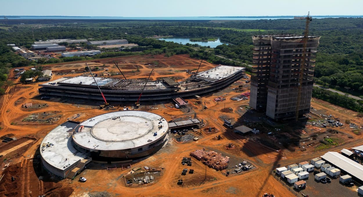 Obras do campus da Unila avançam em Foz do Iguaçu — veja as fotos