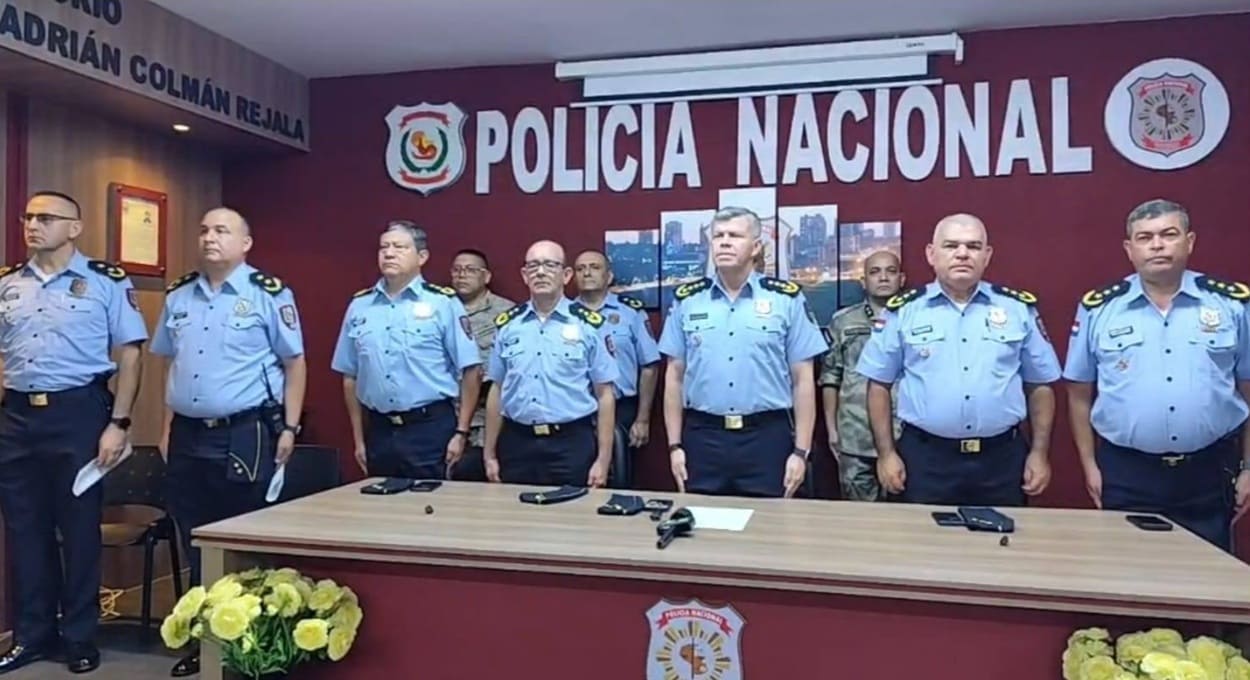 Paraguai troca comando da Polícia Nacional na fronteira