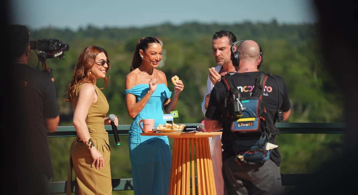 Patrícia Poeta e celebridades se encantam com Cataratas do Iguaçu
