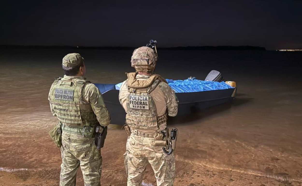 Cigarreiro é interceptado com 60 mil maços na fronteira em travessia do Paraguai