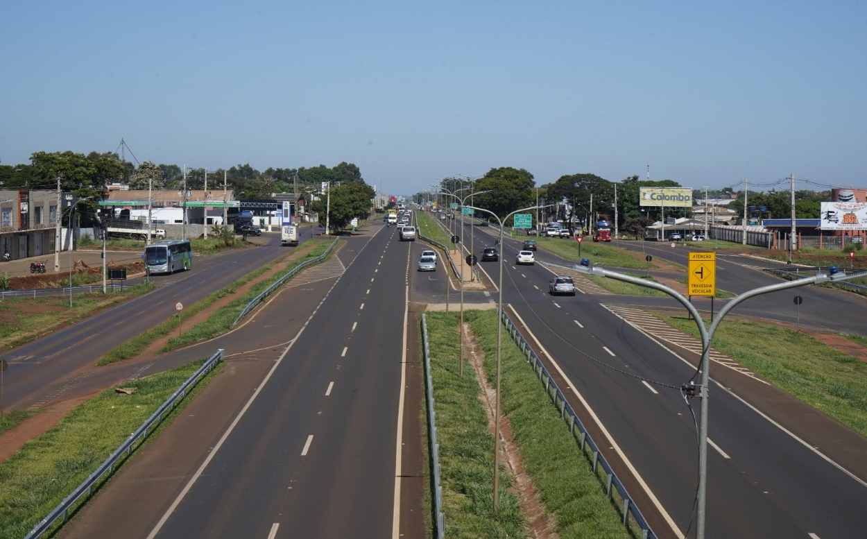 BR-277 e acesso à Perimetral: mudanças exigem atenção na entrada de Foz