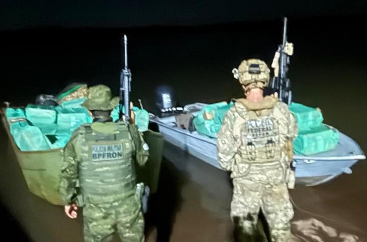 Polícia intercepta 60 mil maços de cigarro do Paraguai