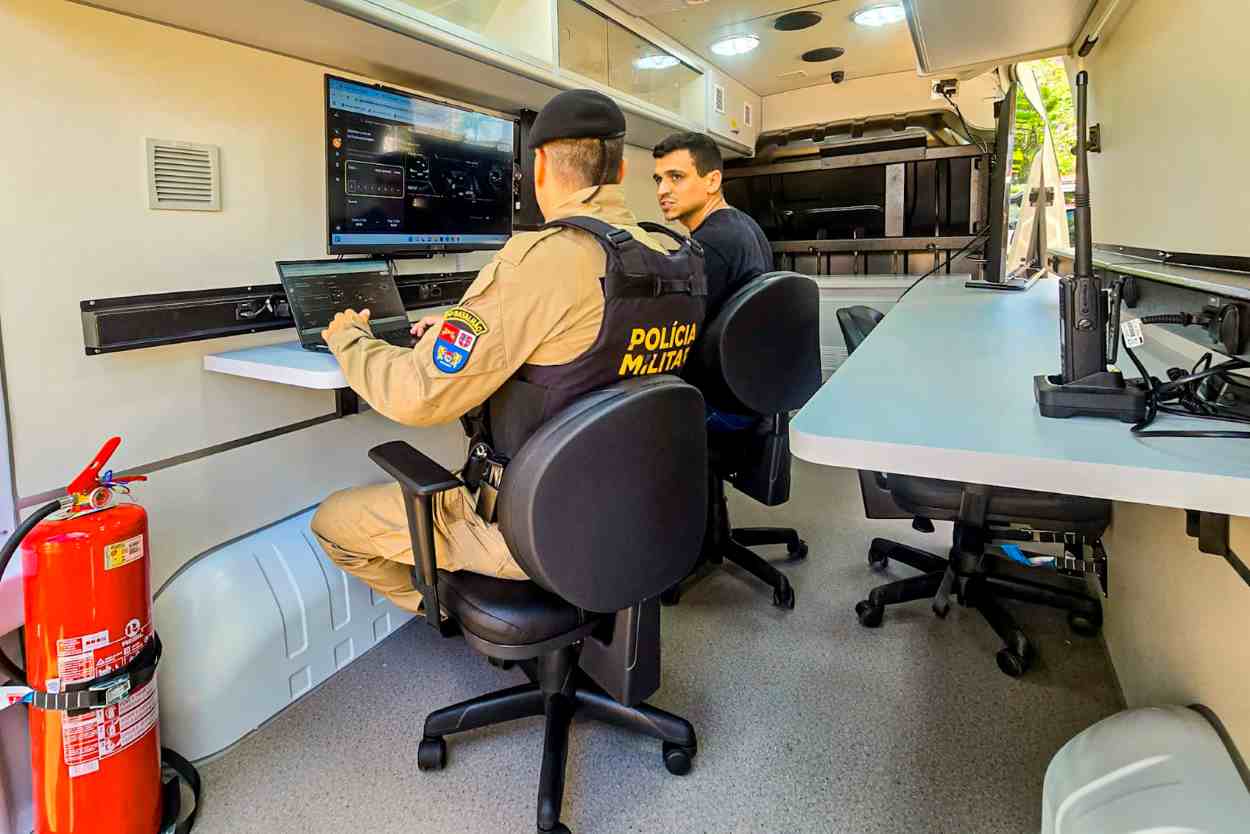 Foz reforça o policiamento com módulo móvel e drone do estado
