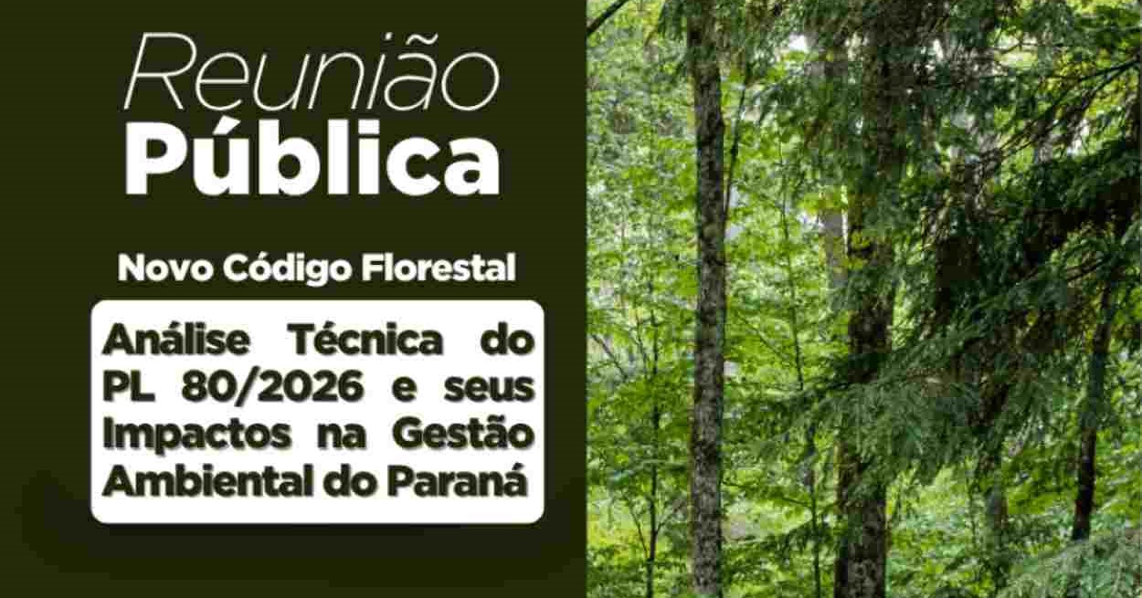 Política ambiental do Paraná será debatida na Alep nesta quinta-feira, 26