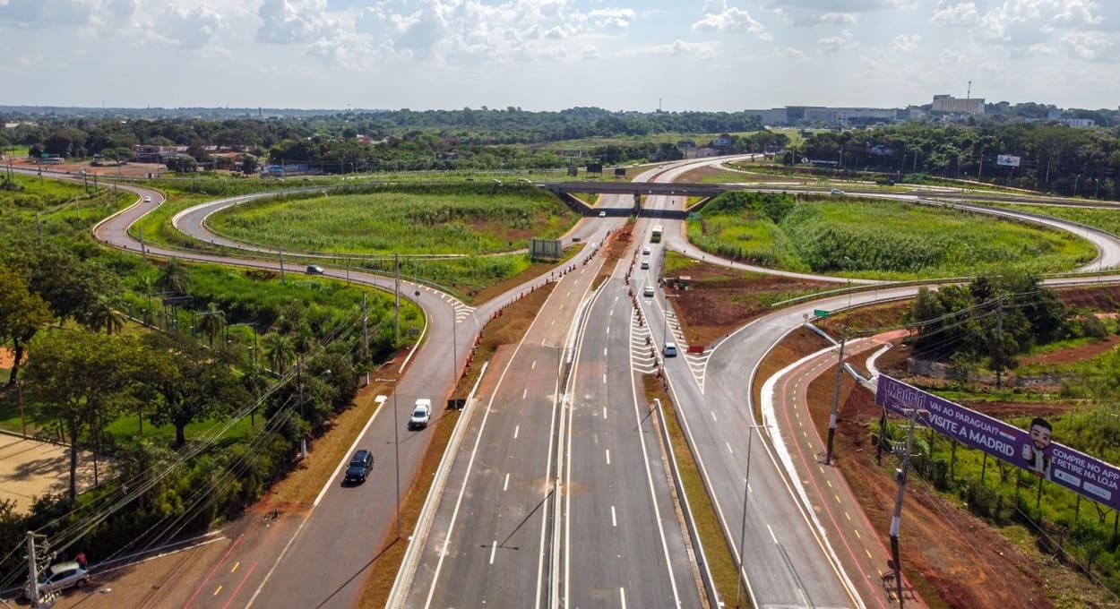 Financiada por Itaipu, duplicação da Rodovia das Cataratas chega a 84%
