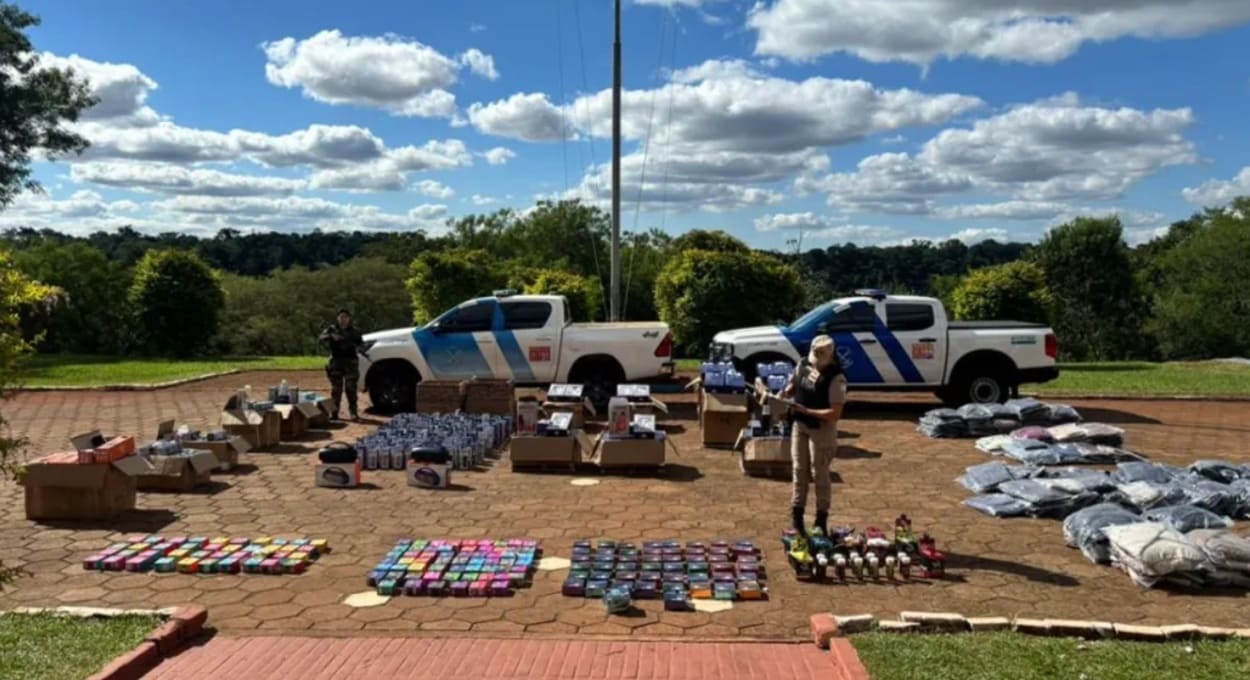 Argentina apreende cigarros eletrônicos com THC na fronteira