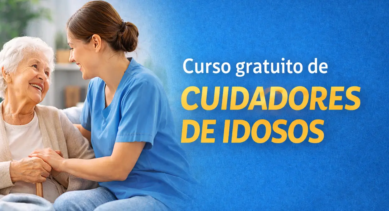 Curso gratuito de formação de cuidadores de idosos está com inscrições abertas