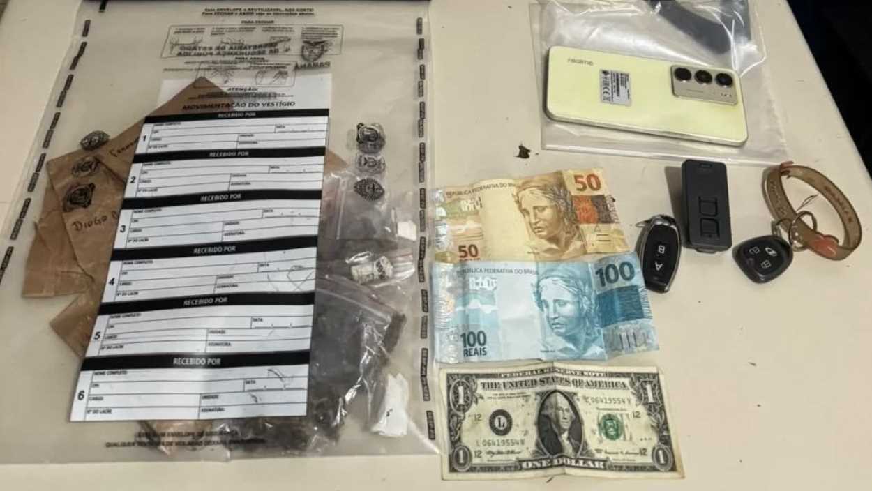 Guarda Municipal fecha delivery de droga e prende entregador