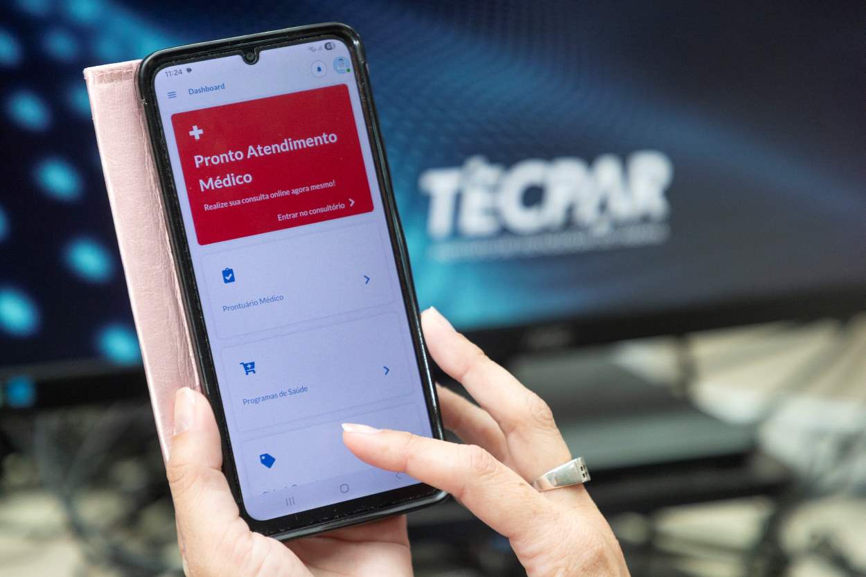 Plataforma conecta paciente a médico em 10 minutos — Tecpar oferta a municípios